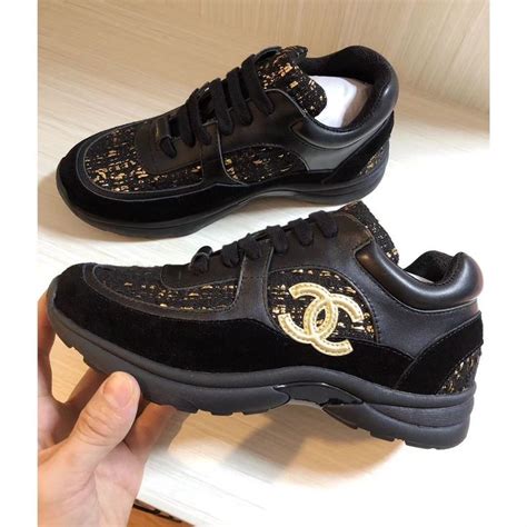 chanel classic running shoe